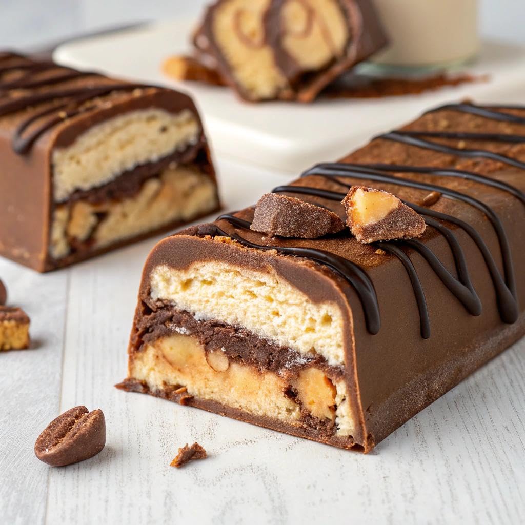 Barre chocolat cacahuètes FITCRUNCH, main, parfait pour un apport rapide en énergie