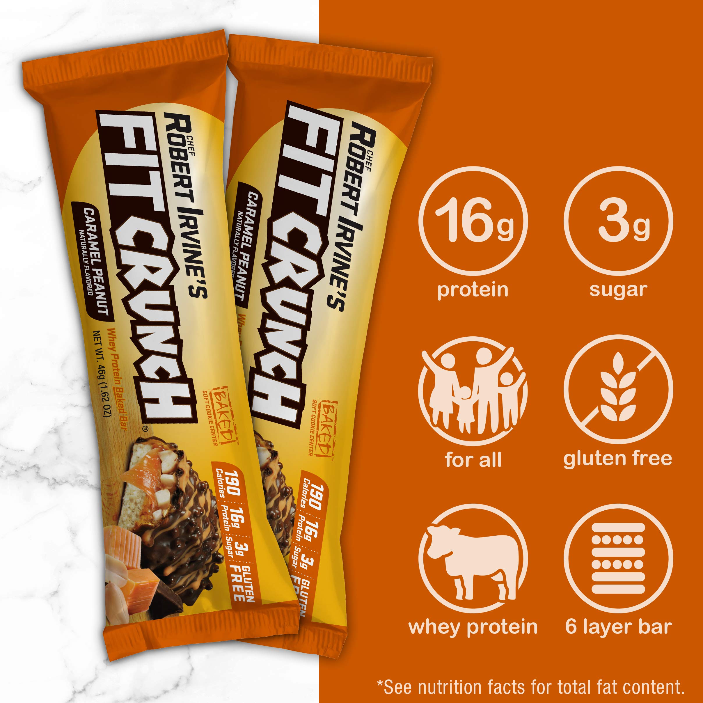 FITCRUNCH emballage pratique, barre facile a emporter.