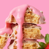FITCRUNCH produit sans gluten, texture cake légère et parfum fraise