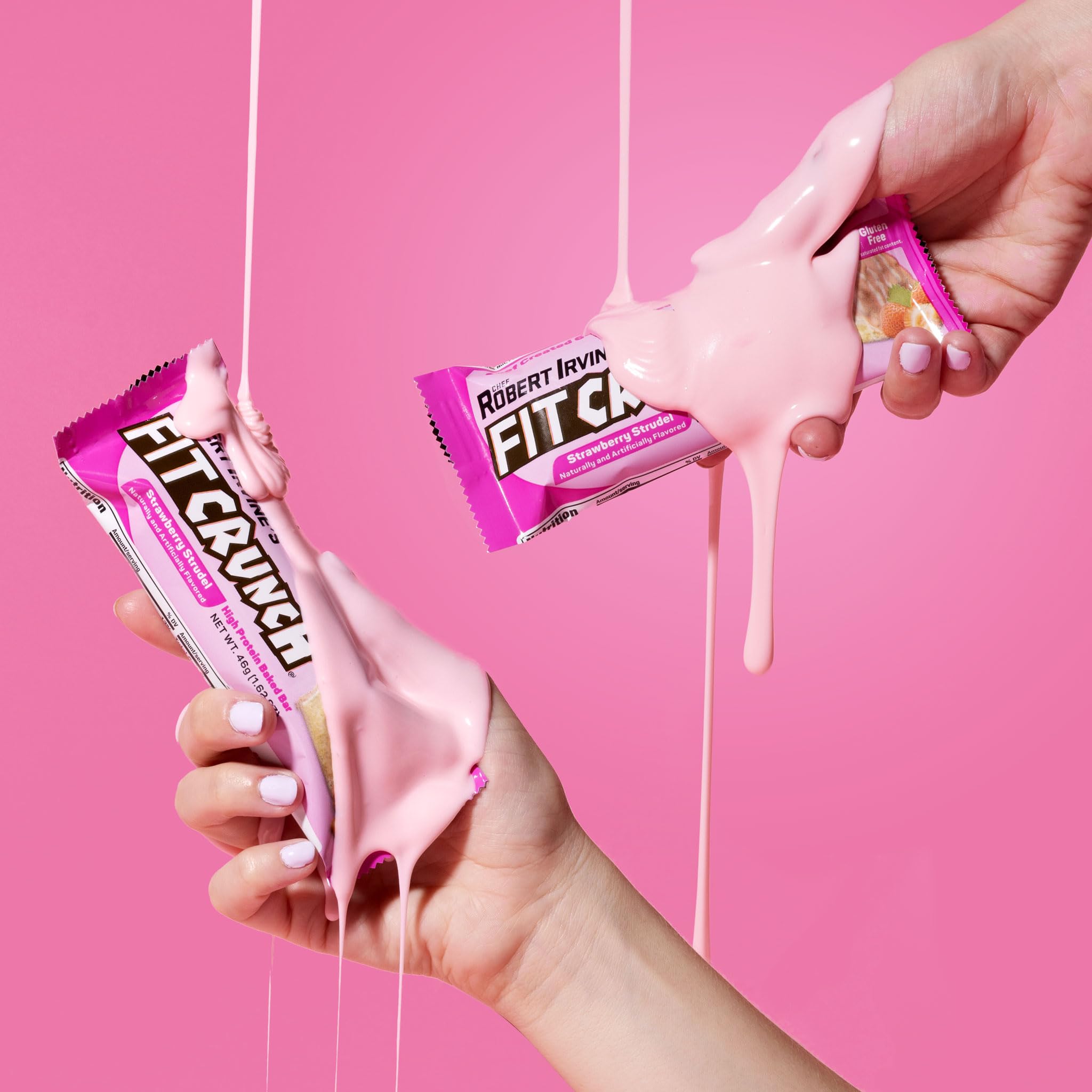 FITCRUNCH snack protéiné, barbelle légère idéale pour trajets
