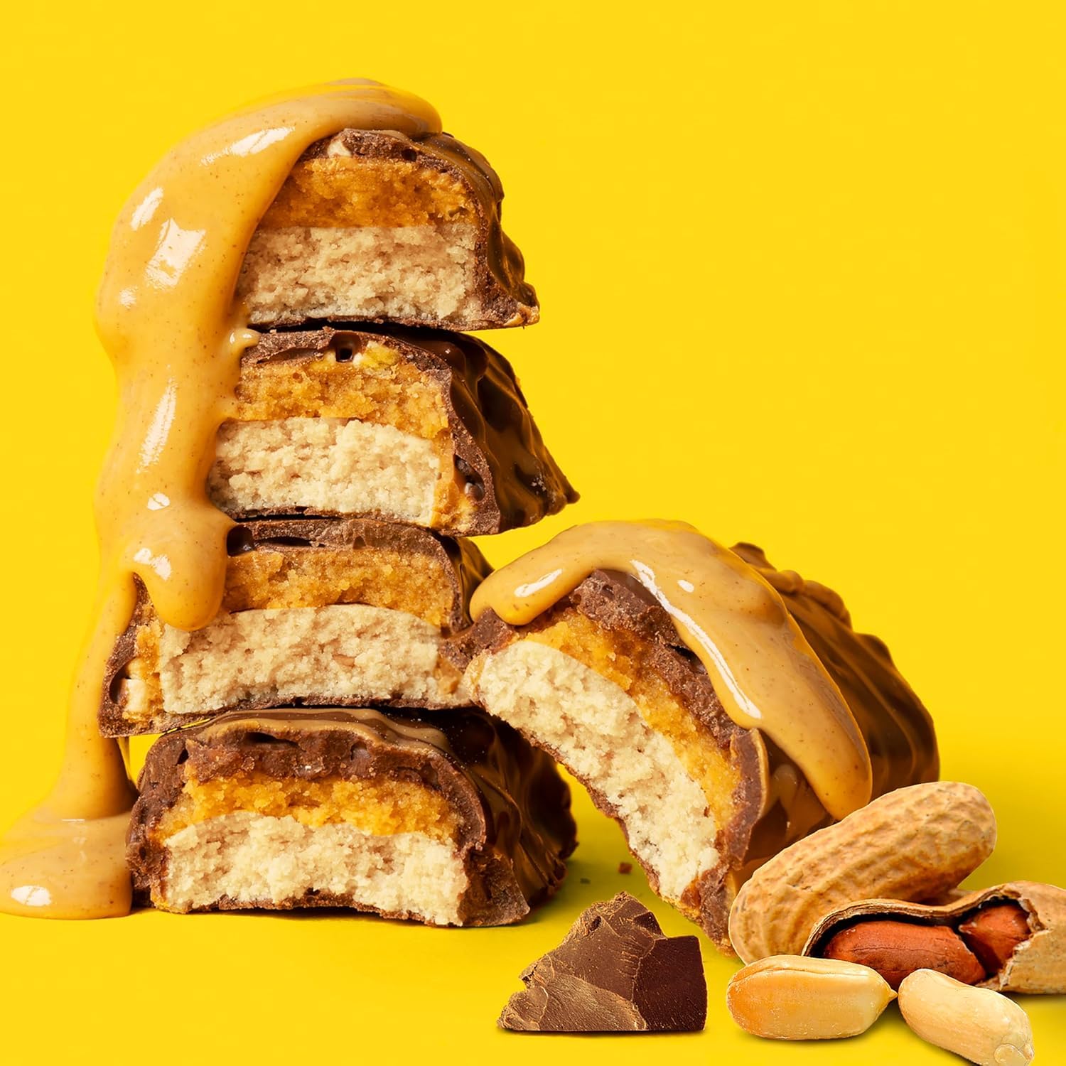 FITCRUNCH barre protéinée beurre de cacahuète goût riche à savourer
