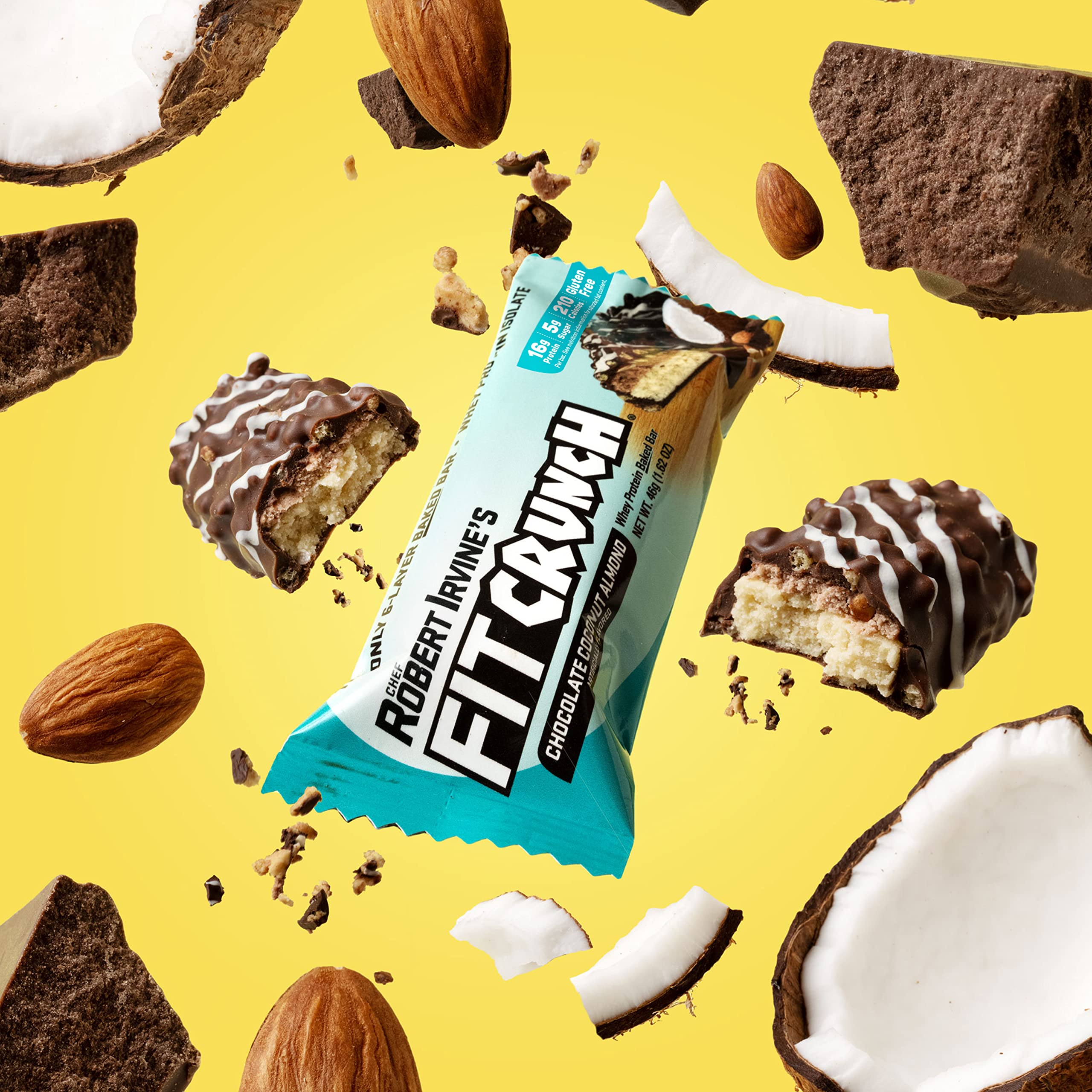 FITCRUNCH barre-proteinee sans-gluten, option adaptee.