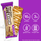 FITCRUNCH barre sans gluten prête à emporter pour les choix alimentaires