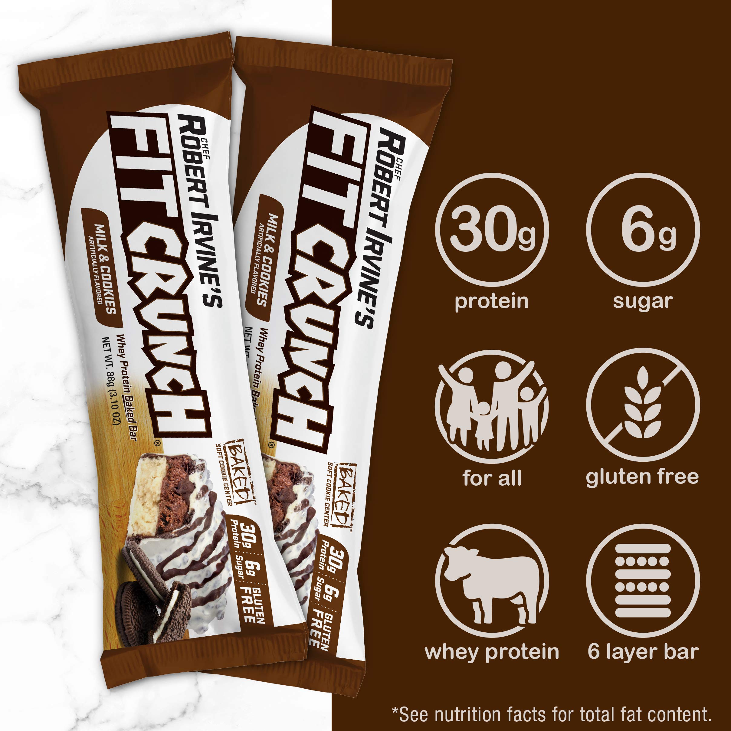 FitCrunch barre sans gluten, idéale pour collations quotidiennes.