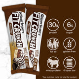 FitCrunch barre sans gluten, idéale pour collations quotidiennes.