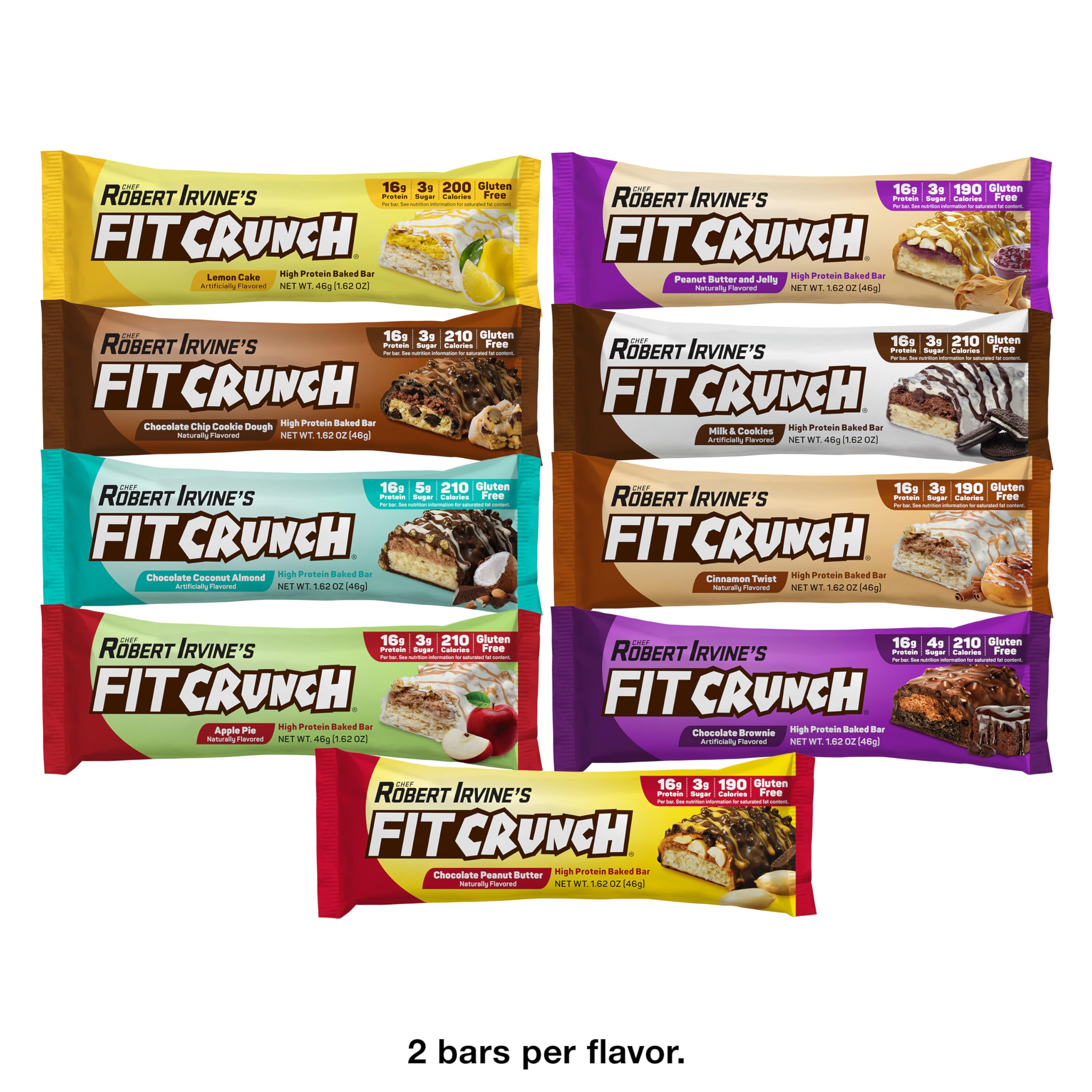 Texture cake moelleux visible sur la barre FitCrunch.