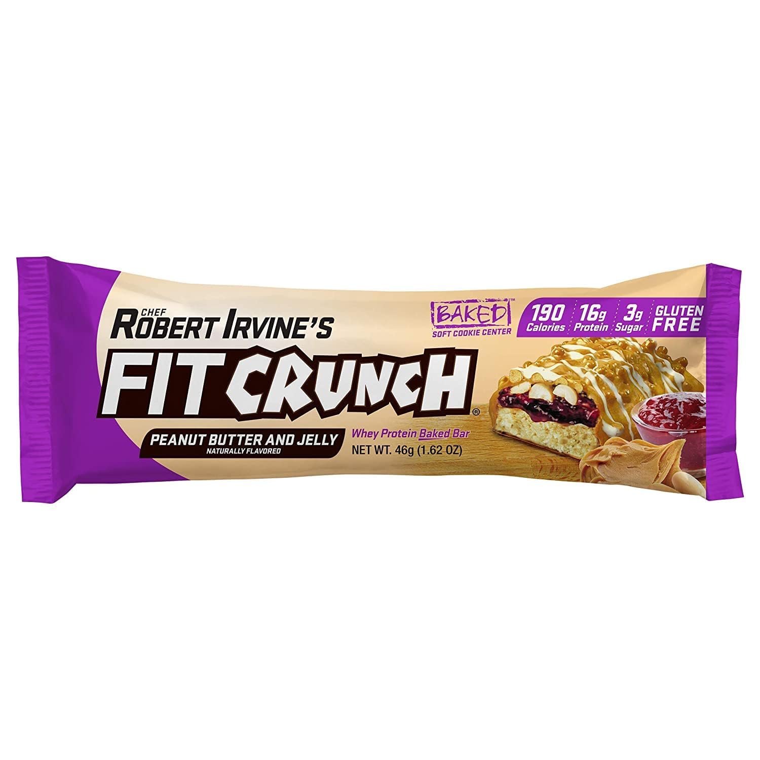 Pack de 18 barres FitCrunch, pratique pour l’approvisionnement.