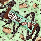 FITCRUNCH Barre Wafer Menthe-Chocolat goût rafraîchissant et gourmand