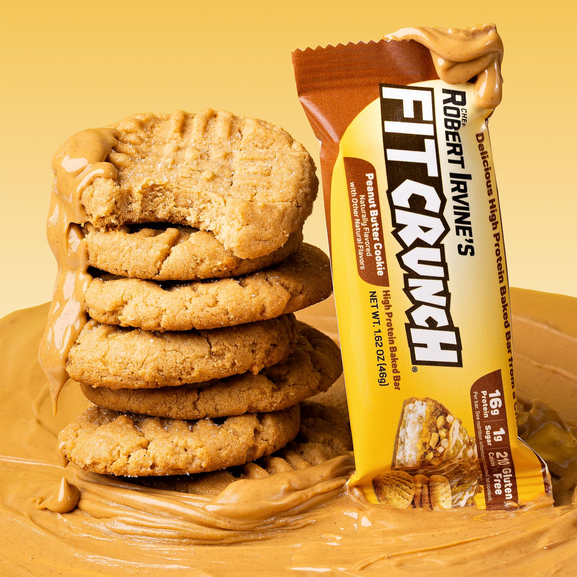 FITCRUNCH Snack Size Bar informations nutritionnelles claires.