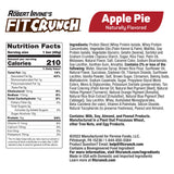 FITCRUNCH barre tarte aux pommes, emballage pratique, idéale en déplacement et pour contrôler les fringales.
