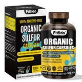 Capsules Fitfido MSM 1000 mg — étiquette claire, pureté élevée, usage quotidien.