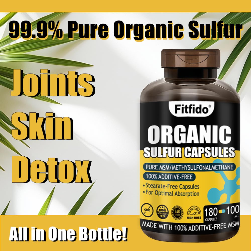 Dose quotidienne Fitfido MSM — prise simple et régulière.