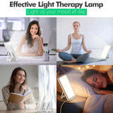 Fitfirst Lampe Soleil 10000 Lux transportable, idéale pour domicile et déplacement.