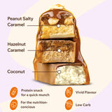 Barre coco FitnesSHOCK texture douce, dessert léger en collation rapide.