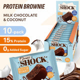 Brownie FitnesSHOCK idéal avec un café pour une pause gourmande.