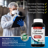 Dose quotidienne avec Fitomedics Calcium d-glucarate — simplicité et régularité