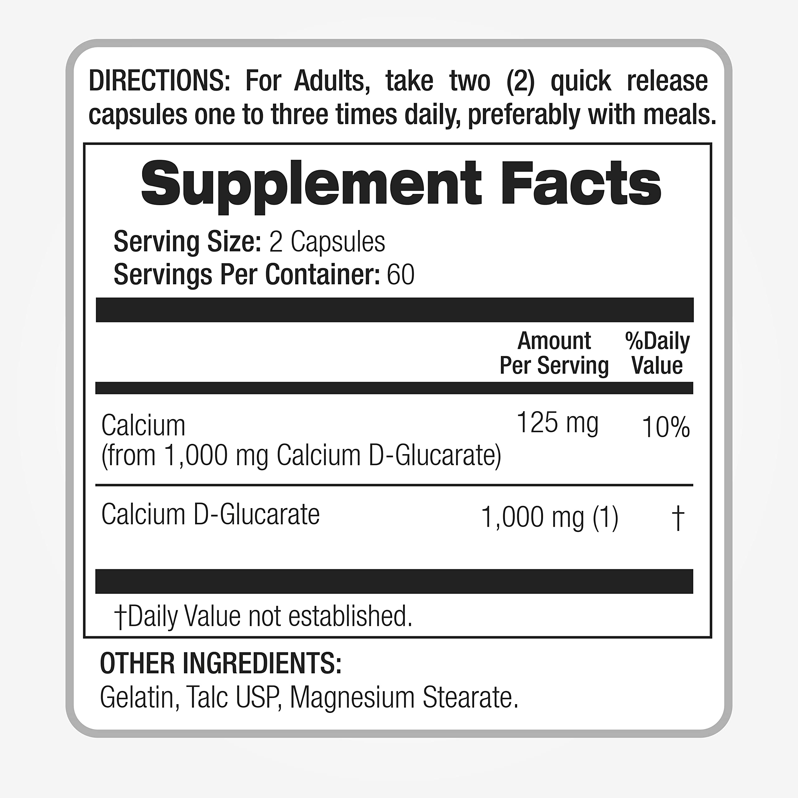 Fitomedics Calcium d-glucarate — équilibre hormonal potentiel et bien-être quotidien
