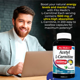 Capsules L-Carnitine FITO MEDIC'S, dosage pratique pour énergie soutenue.