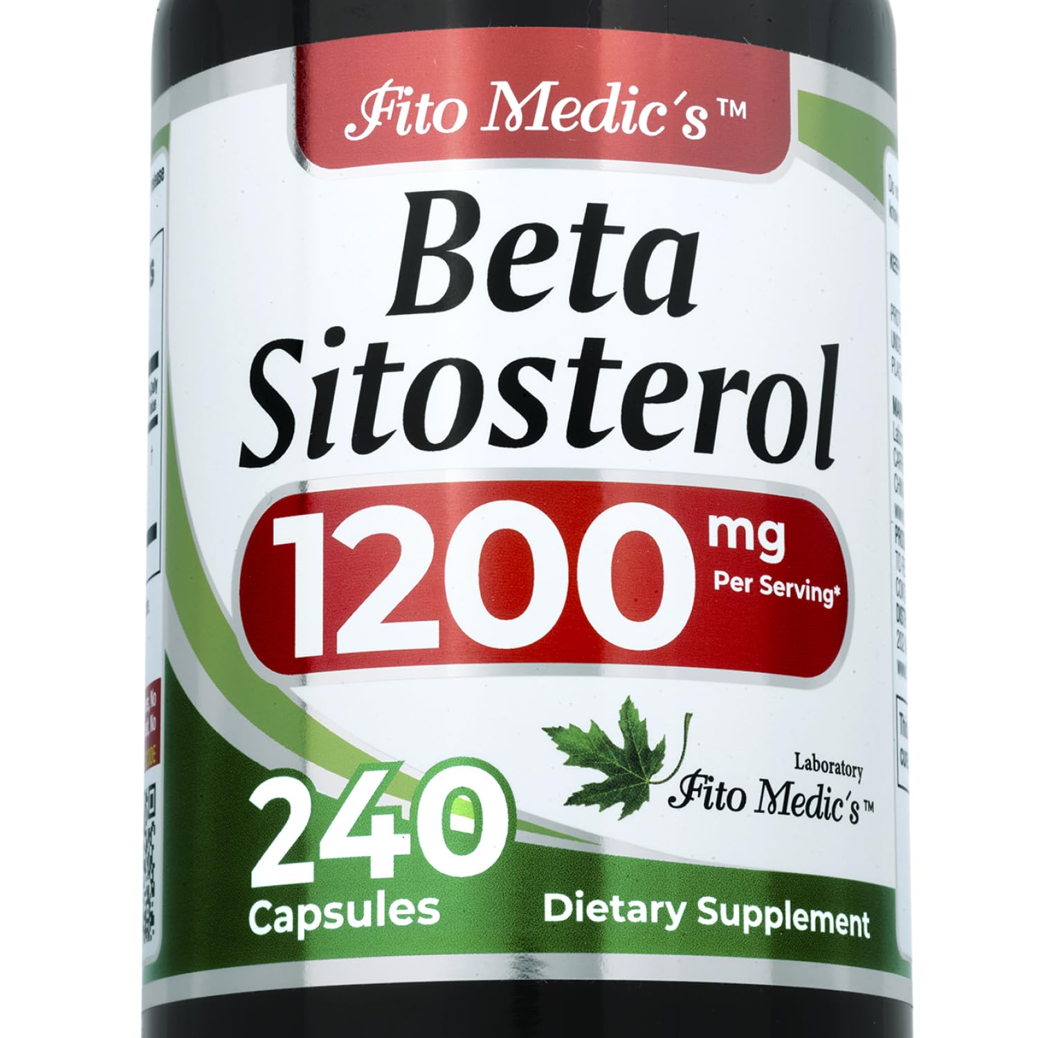 FITO MEDIC'S Lab bêta sitostérol bouteille 240 capsules, soutien quotidien potentiel
