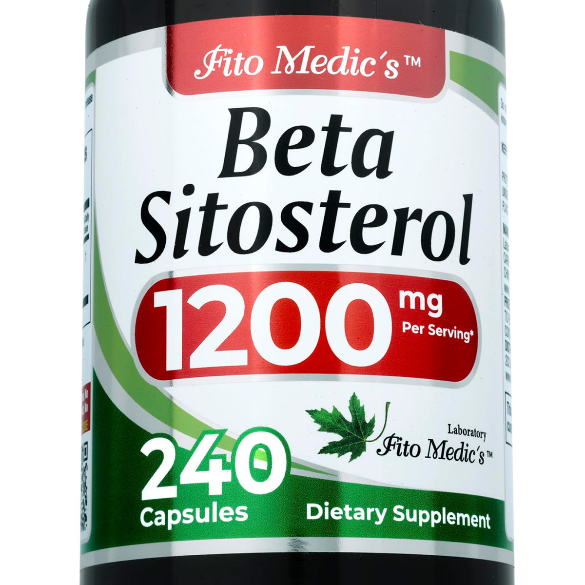 FITO MEDIC'S Lab bêta sitostérol bouteille 240 capsules, soutien quotidien potentiel