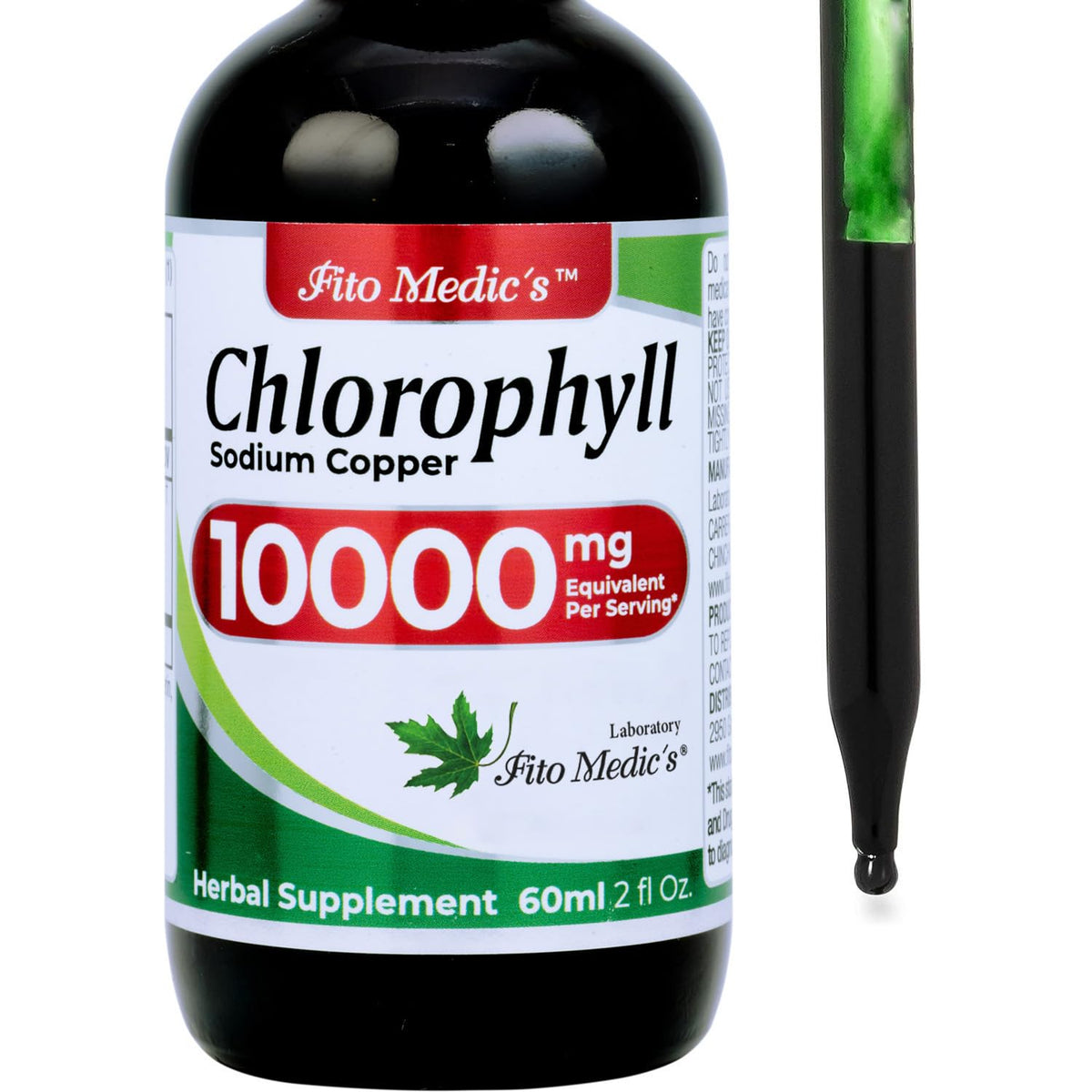 FITO MEDIC'S Lab – bouteille chlorophylle liquide pour énergie naturelle potentielle.