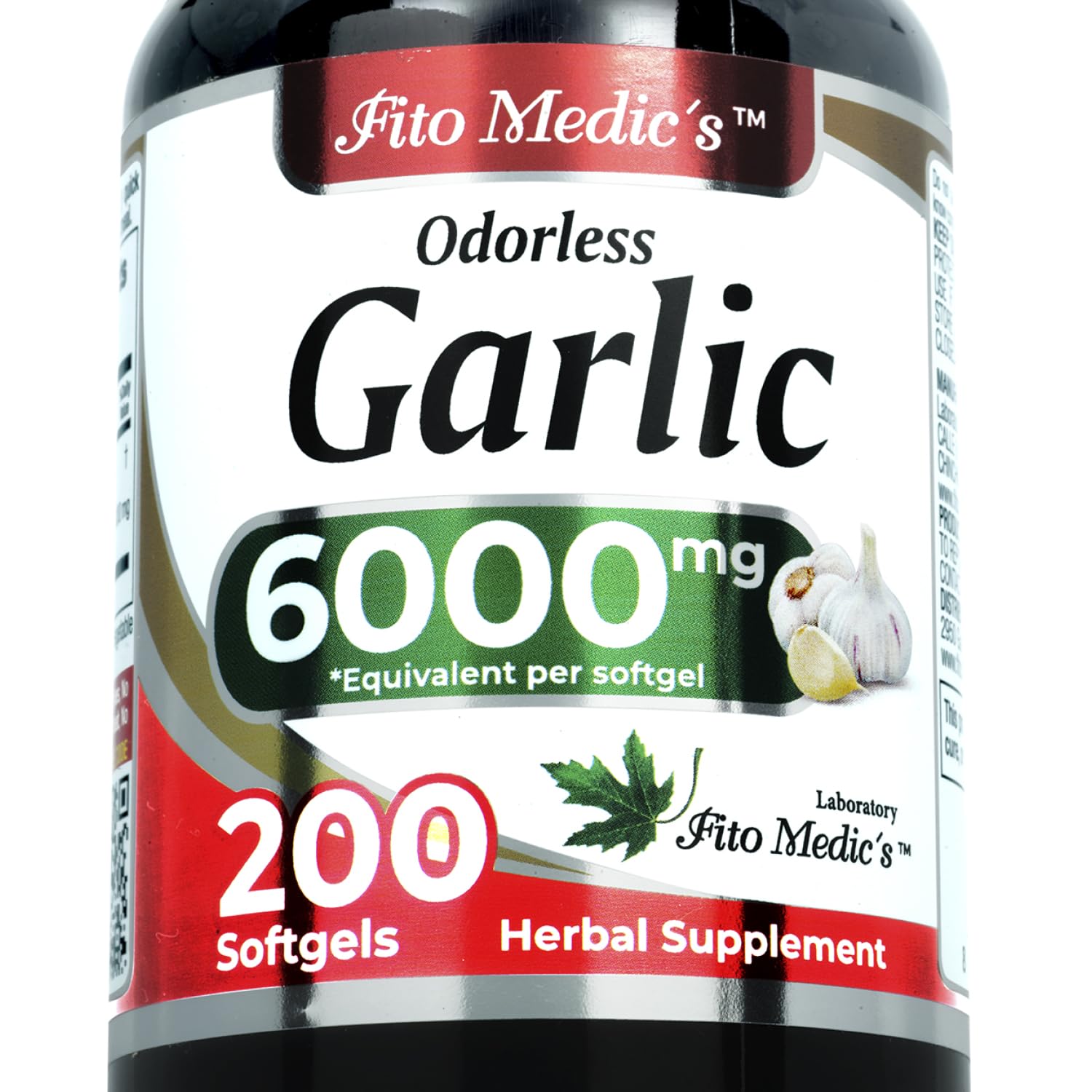Flacon FITO MEDIC'S Lab gélules ail sans odeur prêt à l'emploi