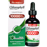 Gouttes doseuses visibles pour ajouter la chlorophylle à vos boissons.