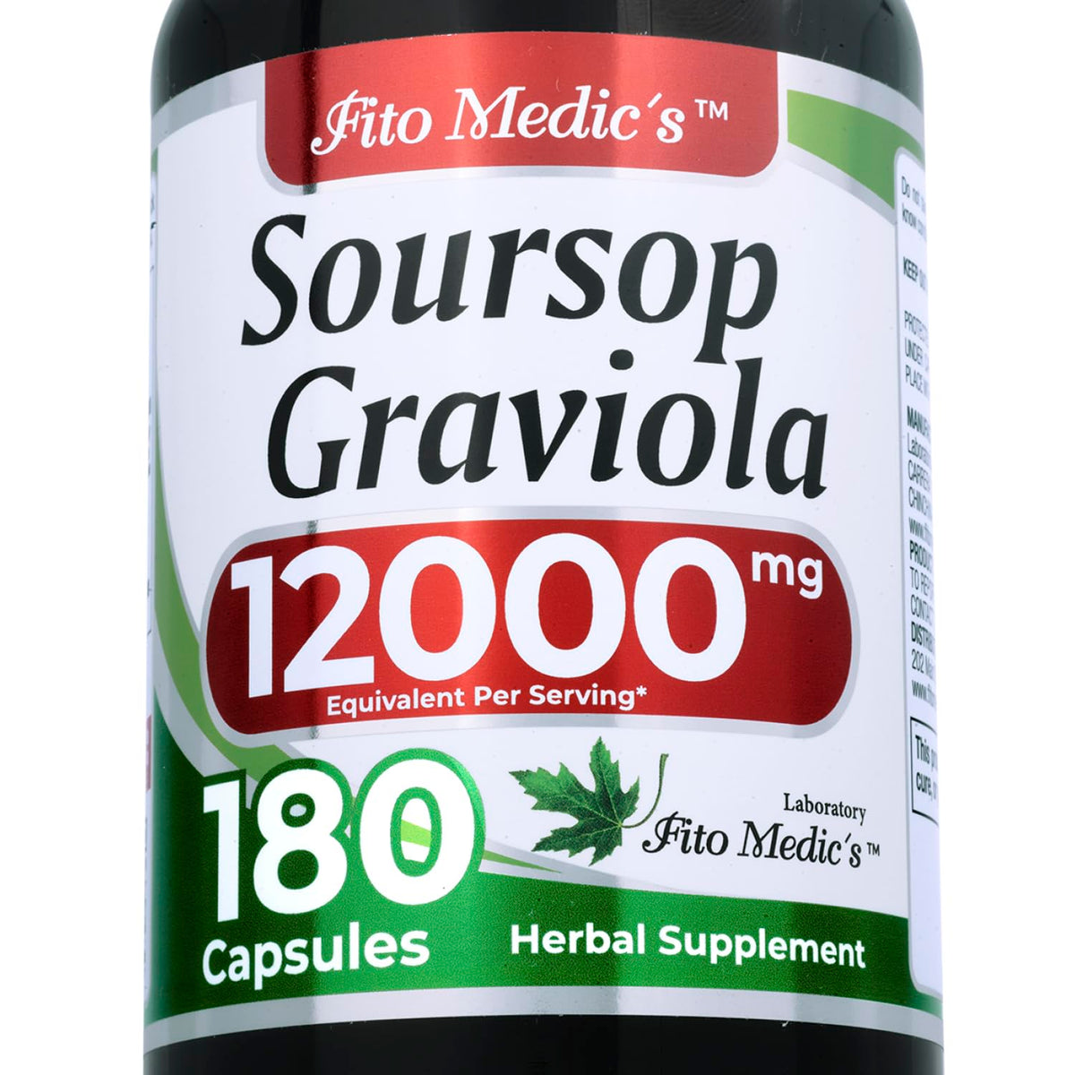 Bouteille FITO MEDIC'S Lab de graviola prête à l'emploi pour votre routine.