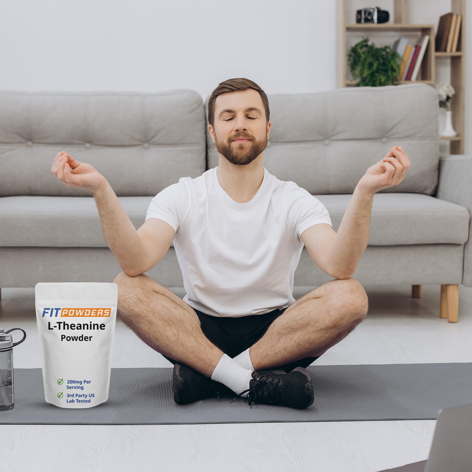 FitPowders L-Theanine: avec cafeine ratio 2-1 pour concentration sans tremblements