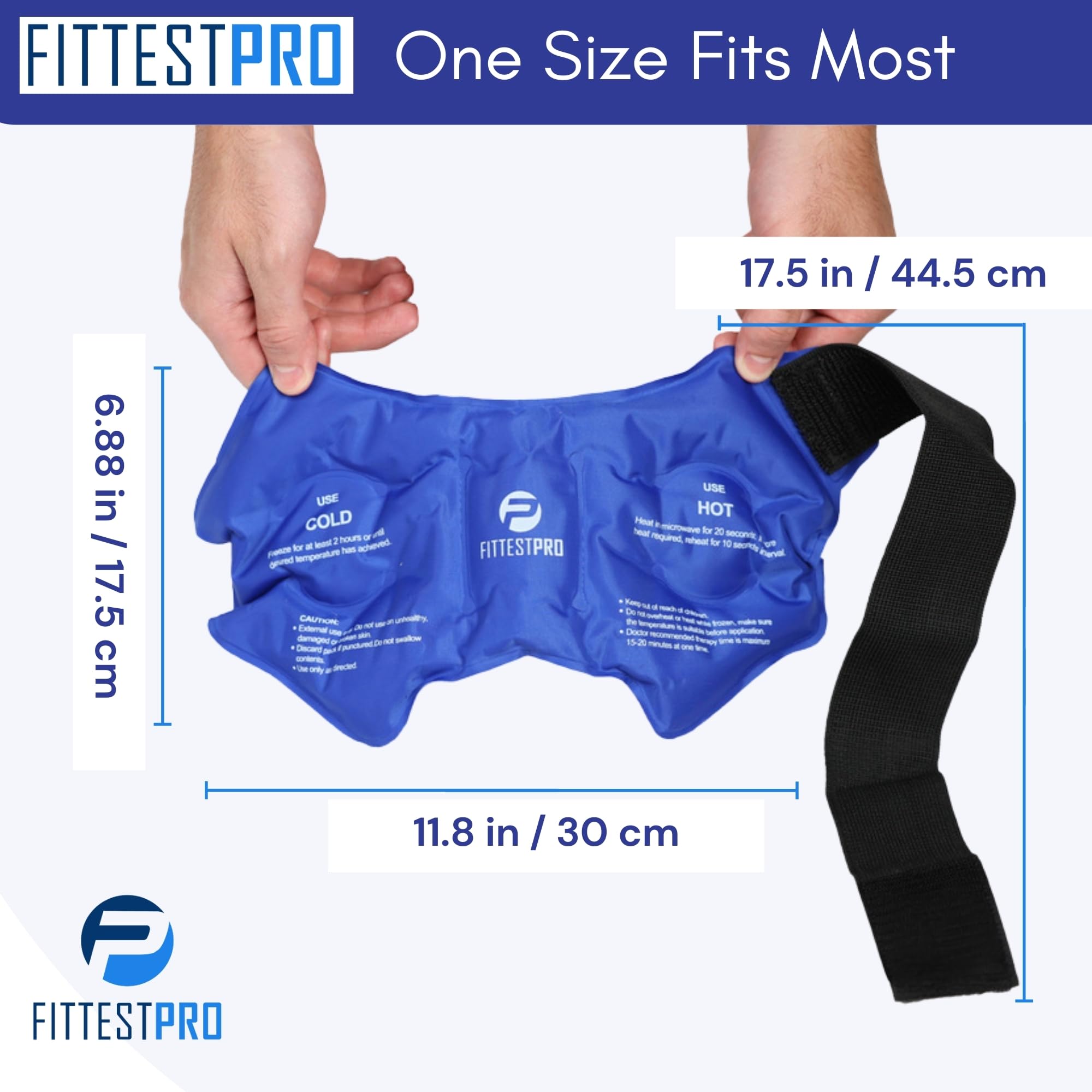 Fittest Pro adaptable: peut s’utiliser sur d’autres articulations et joints.