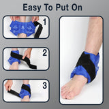 Fittest Pro ajustement velcro cheville: maintien sûr et application mains libres.