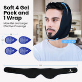 Gel glacé Fittest Pro, quatre packs pour le visage après extraction