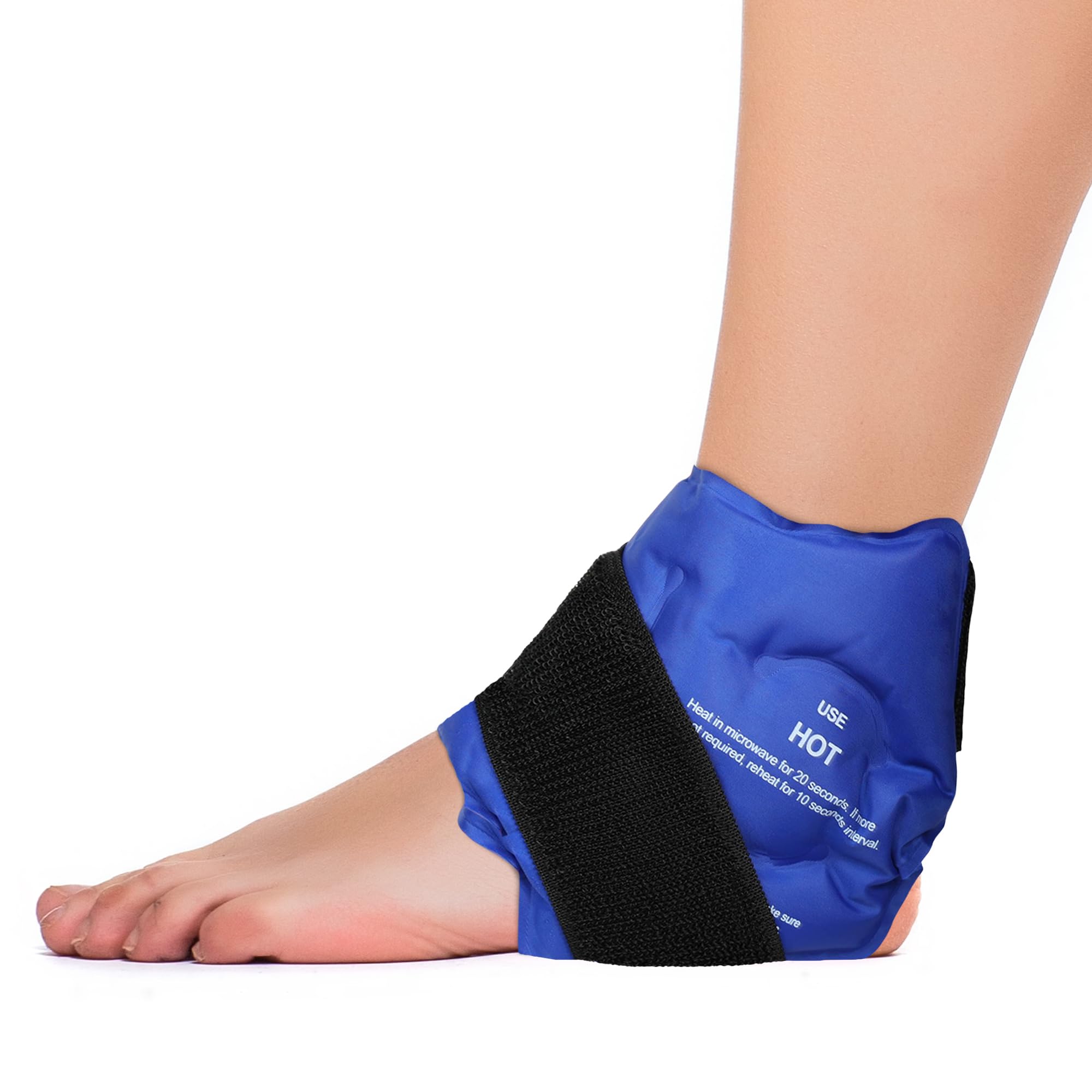 Fittest Pro pack glace cheville wrap: ajustement confortable et soulagement ciblé.