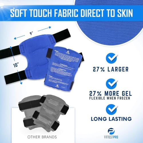 Pack glace Fittest Pro jambe xl avec sangle réglable.