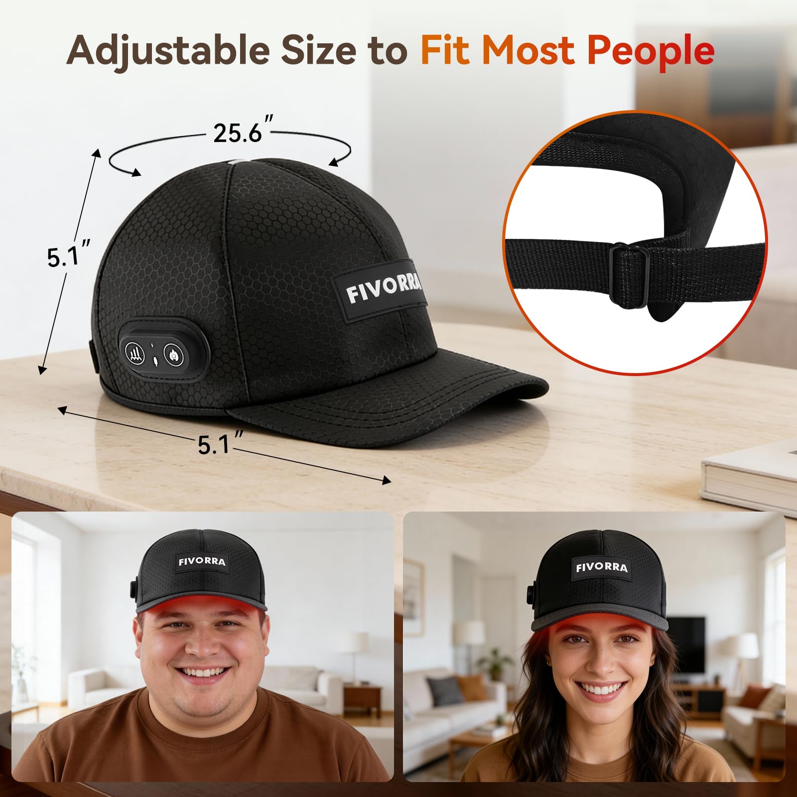 Casquette FIVORRA emballage cadeau et guide inclus