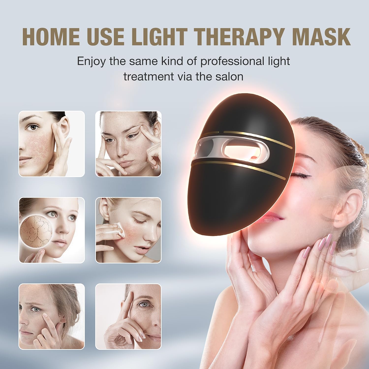 FiWene masque ergonomique ajusté pour un contact optimal sur le visage.