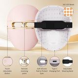 Fiwene masque LED rouge, ciblant les ridules et raffermissant légèrement la peau.