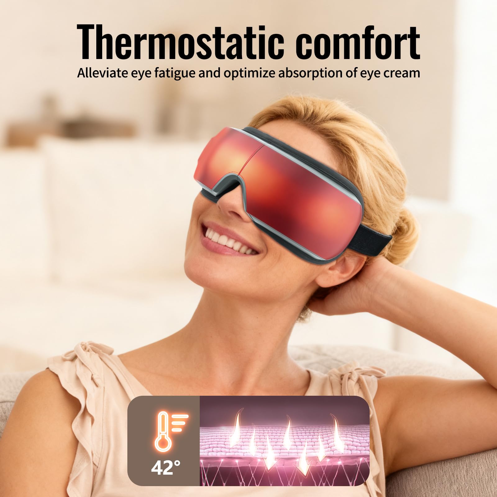 F FIWENE masque yeux compression favorisant le repos après travail