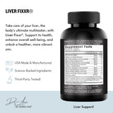 Fixxr Liver: capsules faciles à prendre pour soutenir énergie et vitalité.