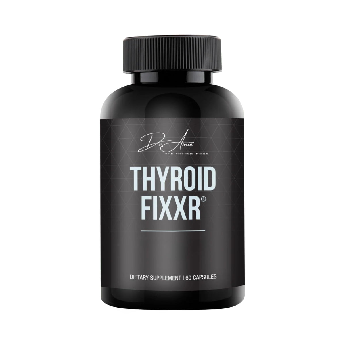 Fixxr Thyroid Support – Bouteille de 60 gélules pour soutien énergétique quotidien.