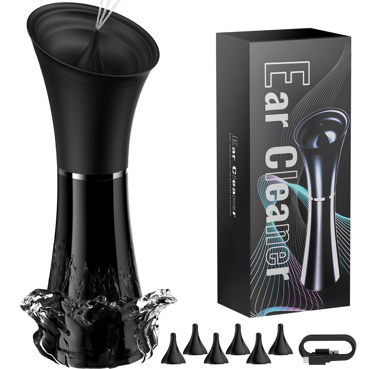 FlaoAito nettoyeur d’oreilles IPX7 pour une utilisation sûre et pratique.