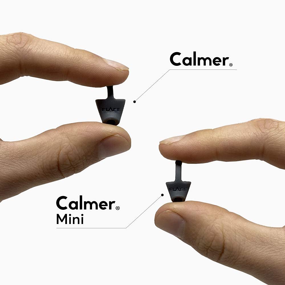 Flare Calmer Mini violet, silicone doux et réutilisable pour des bruits moins irritants.
