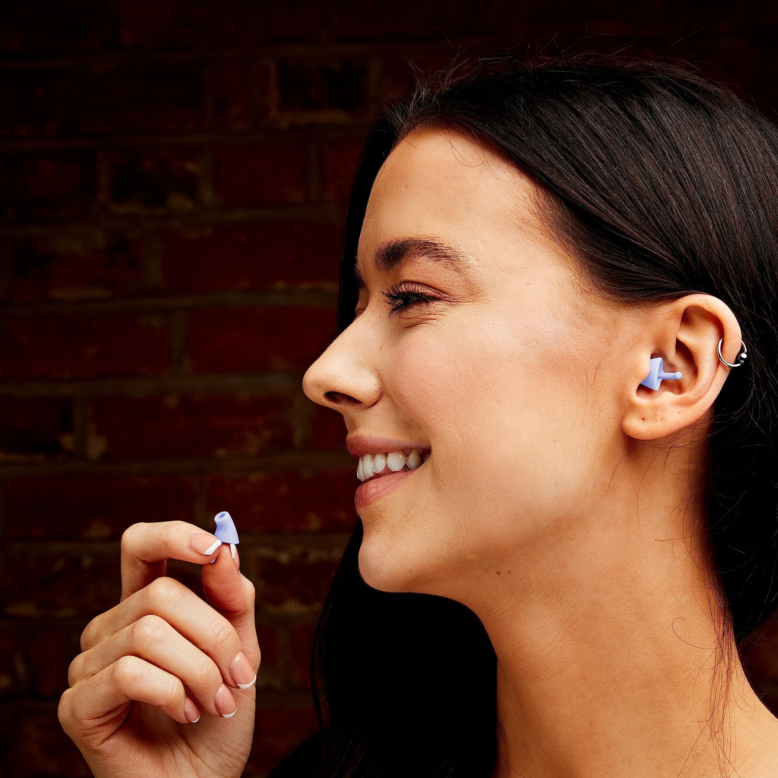 Calmer Soft inséré dans l’oreille pour une écoute détendue