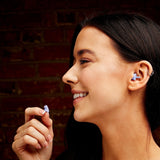 Calmer Soft inséré dans l’oreille pour une écoute détendue