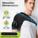FlareMore épaule design ergonomique qui reste en place pendant l'activité.