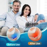 FlareMore bandage chauffant jambe bleu, récupération douce