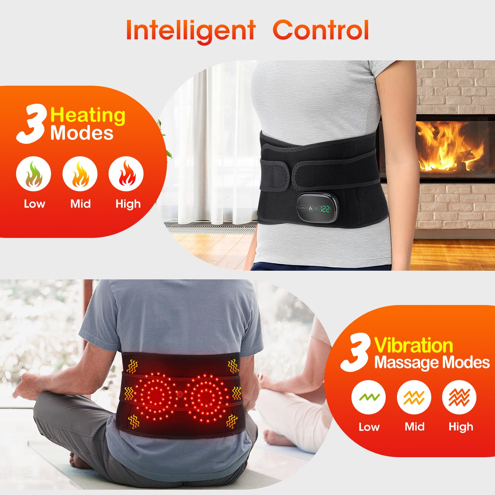 FlareMore massage vibration triple: trois modes pour un massage ciblé et relaxant