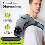 FlareMore sangle ajustable assure un maintien sûr sur épaule gauche ou droite.