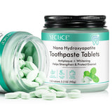 Flasture tablettes dentaires nano-hydroxyapatite menthe: renforce l'émail et offre une fraîcheur durable.