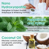 Flasture tablettes dentaires sans fluorure menthe: nettoyage doux adapté aux sensibilités.